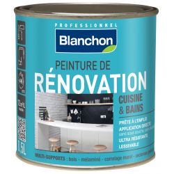 Peinture de Rénovation Cuisine & Bains - Gris Lin - 0.5 L