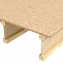 Vis de structure tête plate 8x360 Bte 50
