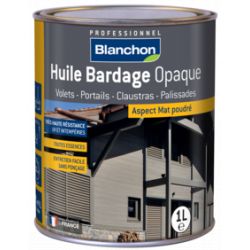 Huile Bardage - Anthracite - BLANCHON - 1 litre