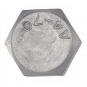Vis métaux Tête hexagonale Filetage total Inox A4