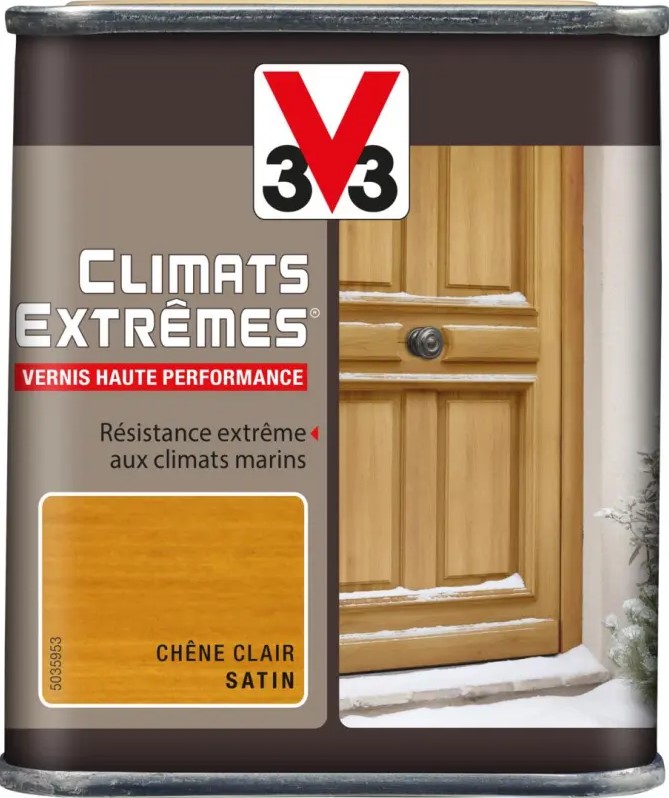 Peinture extérieure bois Climats extrêmes® V33 anthracite satiné