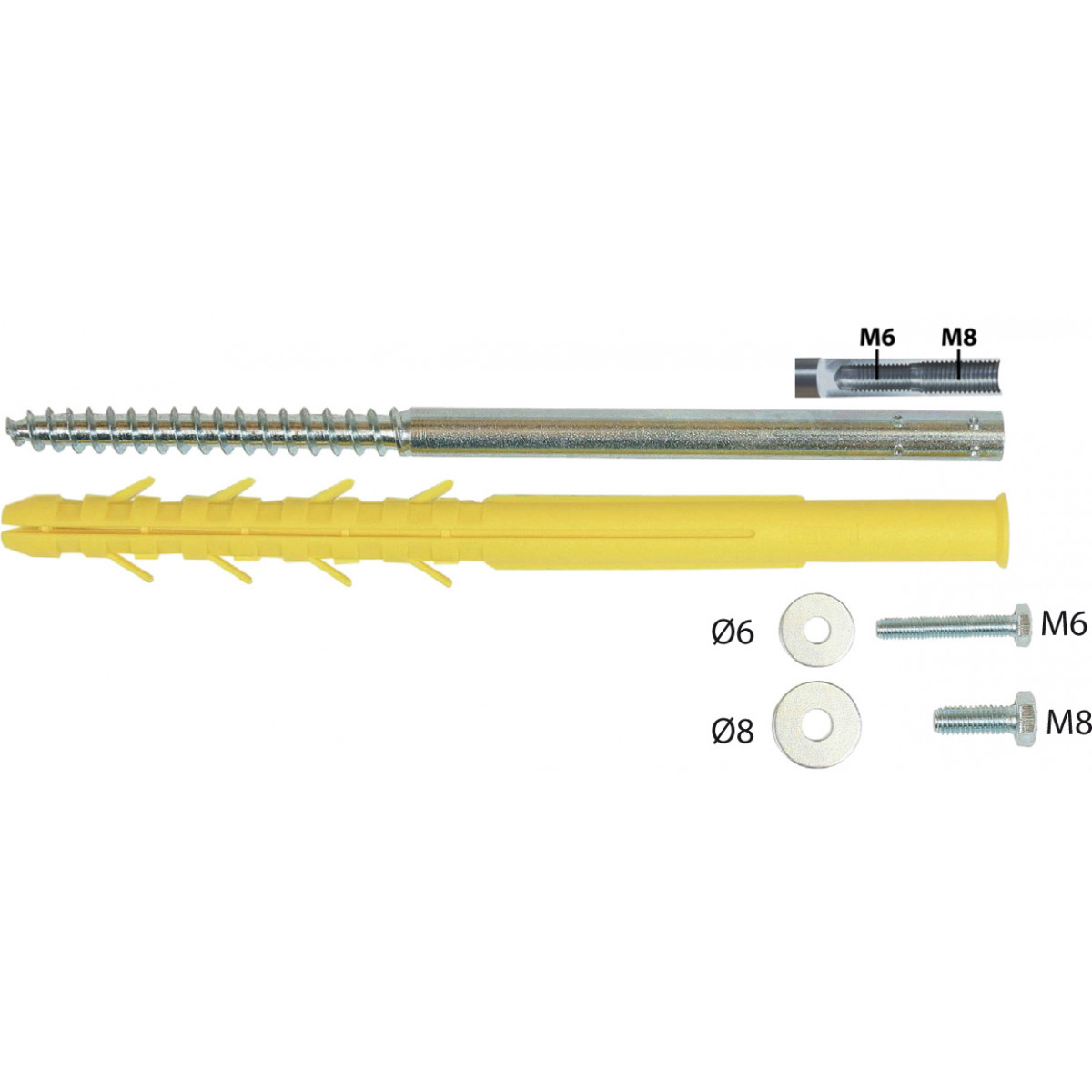 Kit Fixation Chauffe-Eau sur Isolant par Scell-It - Manubricole