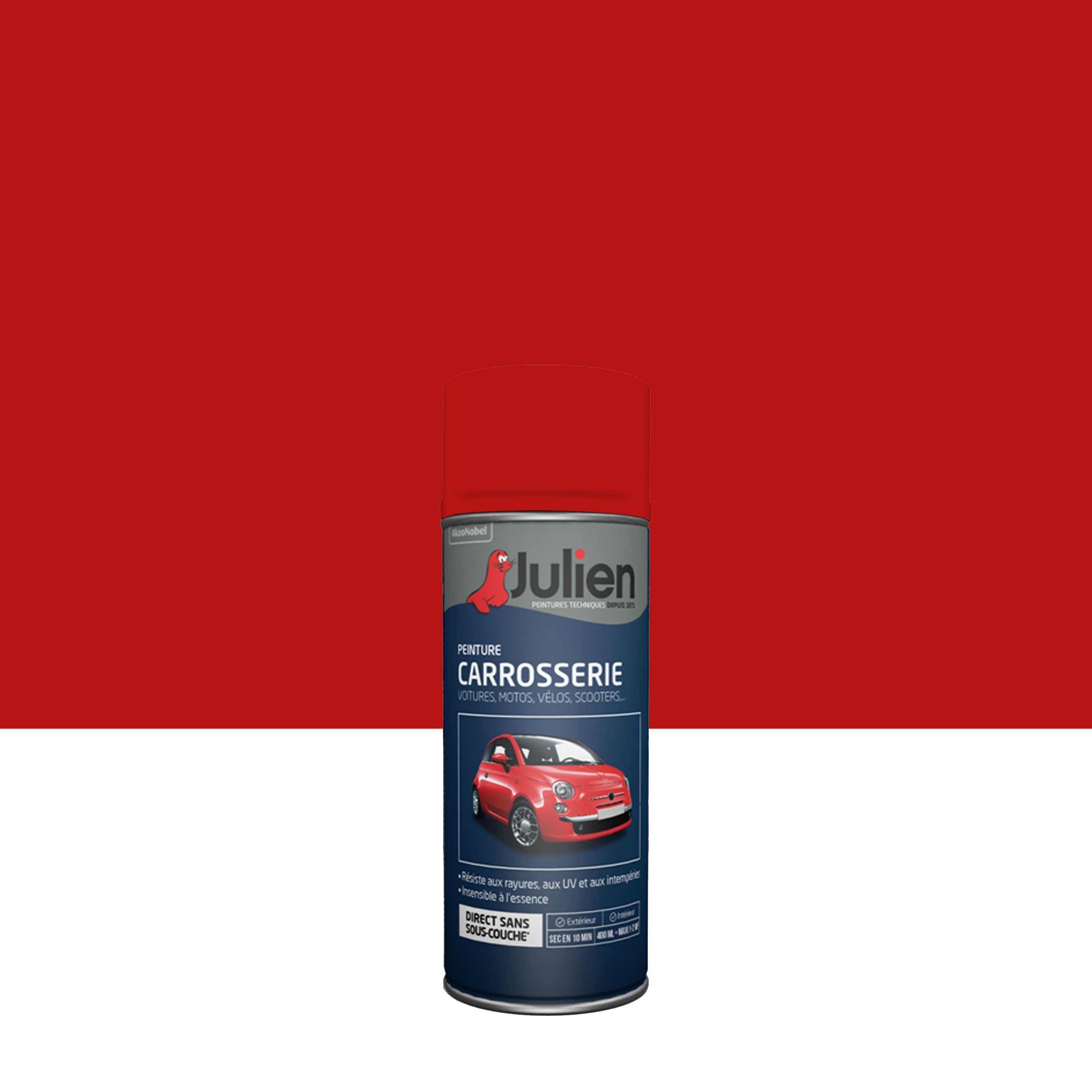 Peinture aérosol pour carrosserie couleur rouge Massey Fergusson 400ml  AMBRO-SOL