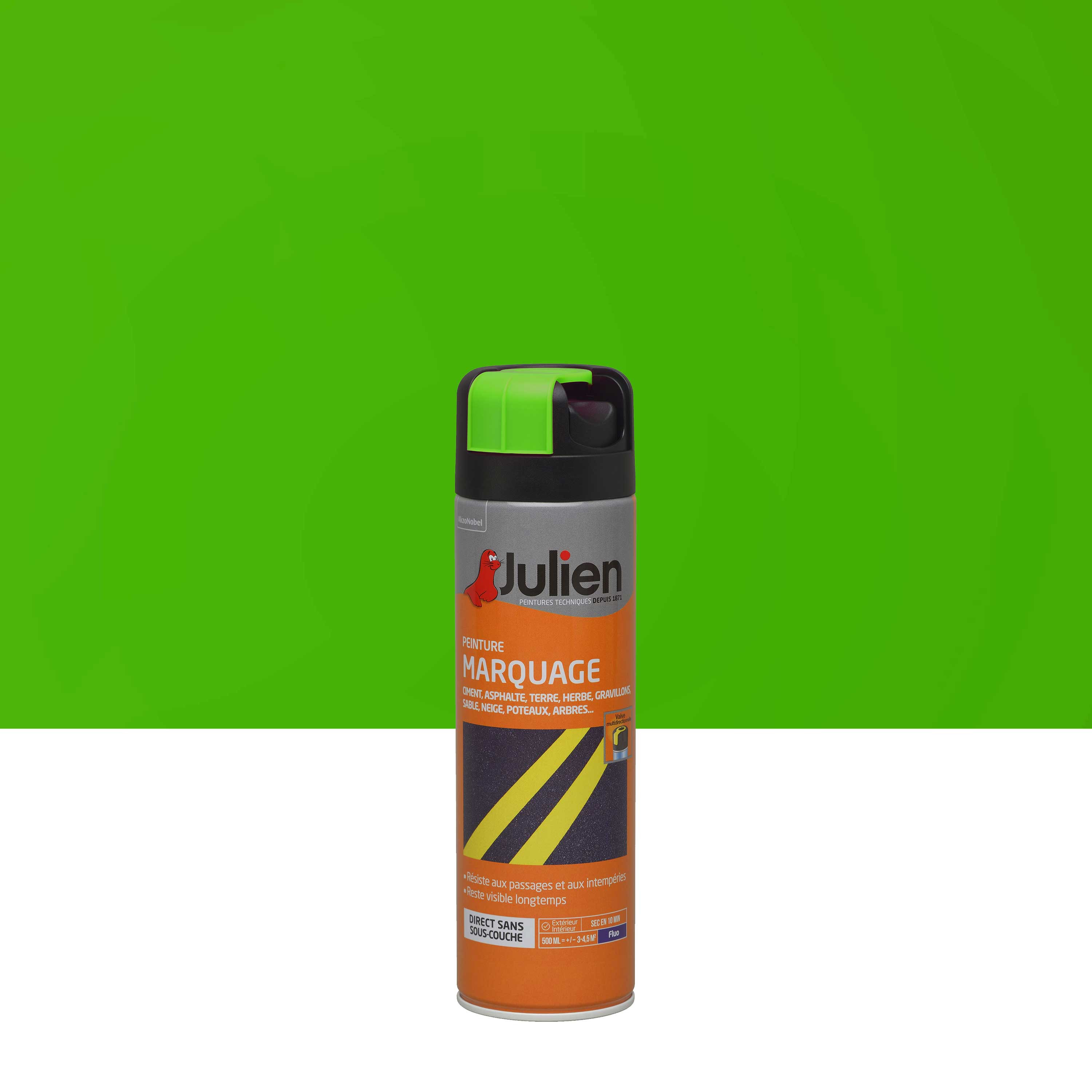 Peinture Textile Spray - Vert fluo de Stix2 - Pour la coloration