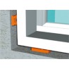 Sachet de 6 Cales crantées multi-usage - 150 x 45 x 25 mm  JAUNES