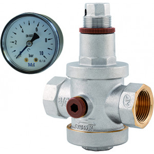 Réducteur De Pression PRECISIO M2 NF - Femelle/Femelle 3/4, Réglable 1,5 à 5,5 Bar, Laiton, Pour Installation Eau
