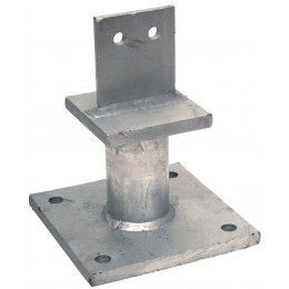 Pieds de poteau fortes charges Hauteur 210mm