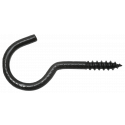 Crochet Acier A Visser Noir