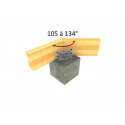 Equerre réglable pour terrasse bois ABF120