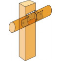 Vis bois connecteur tête bombée Torx inox - 5 x 40mm