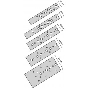 Feuillards perforés en Inox FPIX