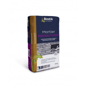 Mortier réfractaire bostik gris