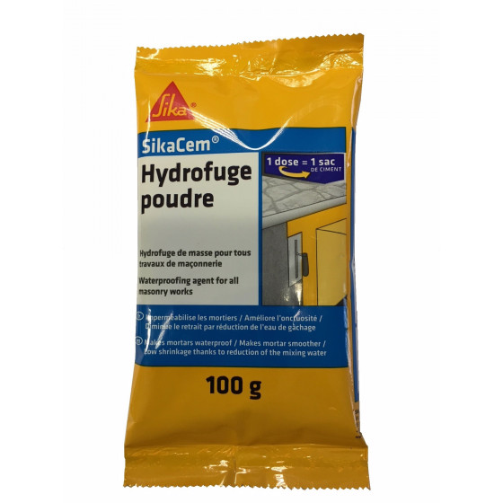 Additif En Poudre Sikacem Hydrofuge Poudre Incolore