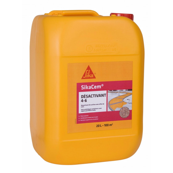 Désactivant De Surface (4-6Mm) Longue Durée En Phase Aqueuse Sikacem Desactivant 4-6