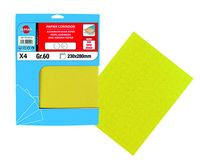 8 FEUILLES PAPIER DE VERRE 230 X 280 GR 40