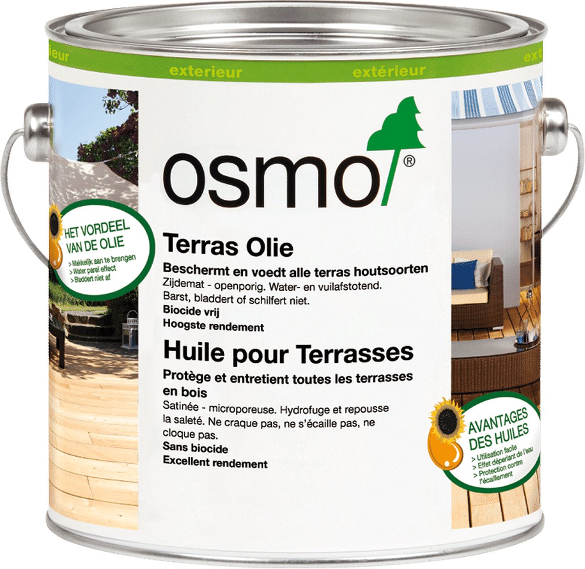 HUILE DE PROTECTION UV OSMO 410 SATINÉE POUR LE BOIS ET LA RÉSINE