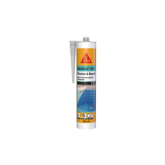 Mastic Silicone Spécial Immersion Sikaseal 163 Piscine et bassin
