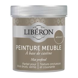 Peinture mat Caséine artichaut 0,5L pour meuble, objet et porte - LIBERON