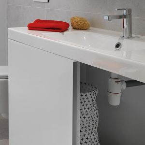 WIRQUIN NEO, siphon de lavabo D32 sans prise machine à laver