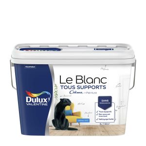 Peinture le blanc tous supports - crème de peinture blanc