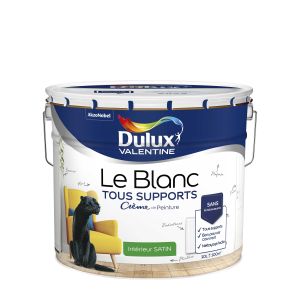 Peinture le blanc tous supports - crème de peinture blanc