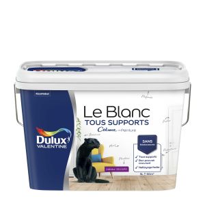 Peinture le blanc tous supports - crème de peinture blanc