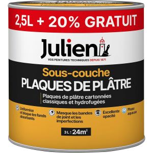 Sous-Couche J6 - Plaques De Plâtre Cartonnées Blanc Mat