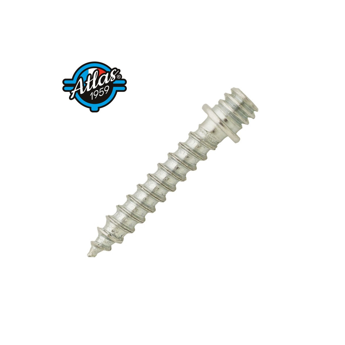 100 Pattes à Vis Métaux Avec Collerette, Zingué Blanc - M7 X 150 Mm