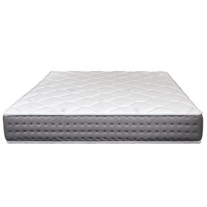 Matelas Sakina, 24cm, Ressorts Ensachés, Mousse Haute Densité, Indépendance de Couchage, Soutien ferme, face été/hiver