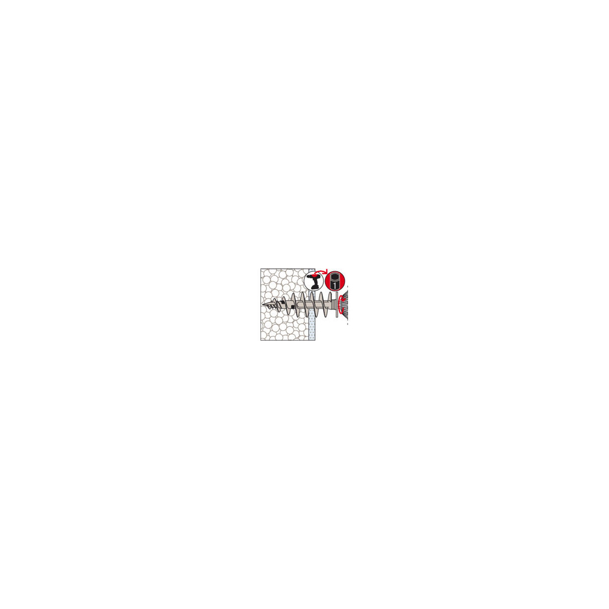 Lot De 25 Chevilles D'isolation Fischer FID 90 - 90mm, Pour Fixation Sans Pont Thermique