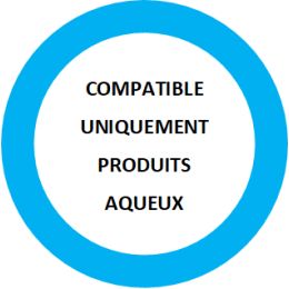 Pinceau (brosse) à réchampir PRO 'acrylique' Ø 25mm