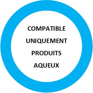 Pinceau (brosse) à réchampir PRO 'acrylique' Ø 25mm