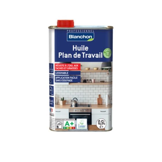 HUILE PLAN DE TRAVAIL BIOSOURCEE INCOLORE 0,5L HUILE PLAN DE TRAVAIL BIOSOURCEE INCOLORE 0,5L