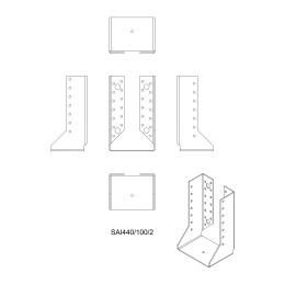 Sabot ailes intérieures 100 x 170 x 2 - Simpson