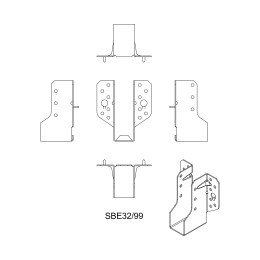 Sabot ailes extérieures 32 X 99 X 1.5 - SIMPSON