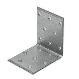 Equerre perforée simple zinguée - 50 X 50 X 40 X 2