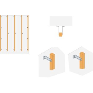 Equerre de bardage ABC180/2,5- 178x65x53x2.5mm - SIMPSON