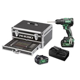 Perceuse à percussion DV18DEWJZ + Coffret avec accessoires perçage 100 pièces