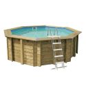 Piscine Sunwater All in ONE 410 - H120cm - Liner bleu 50/100ème