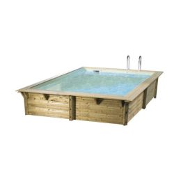 Piscine Azura300x300 - H126cm - Liner Beige 75/100ème
