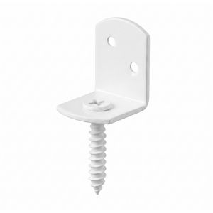 Equerres de fixation 40x35 Blanc