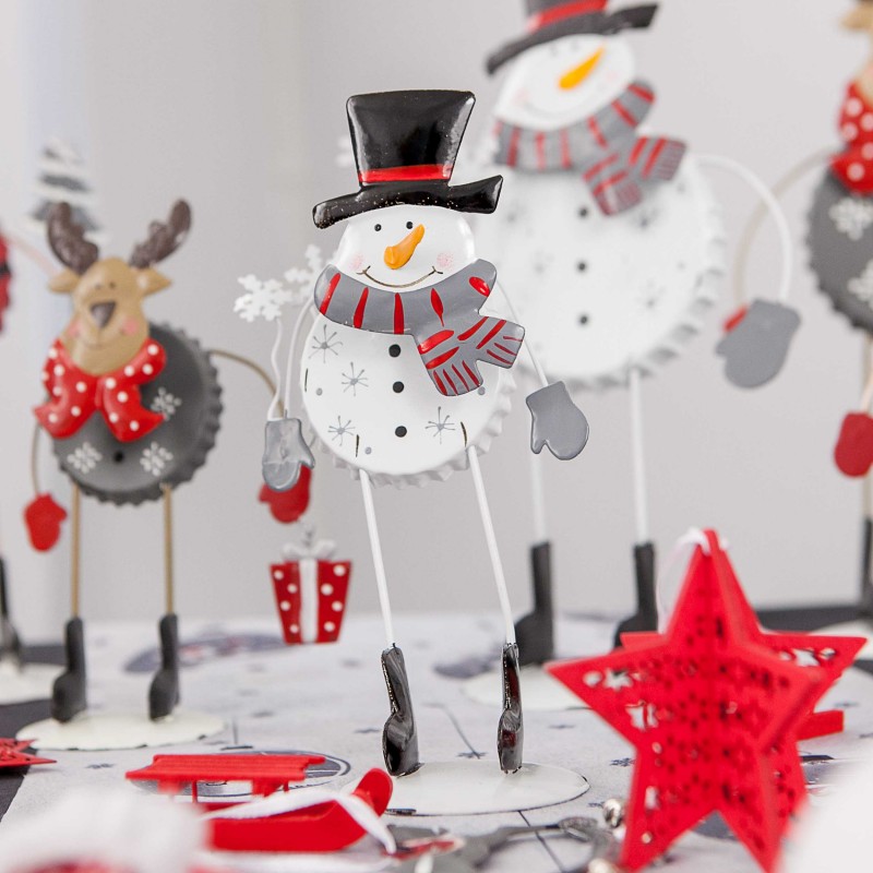 BONHOMME DE NEIGE Gonflable avec LED IP44 XXL Décoration Multi-taille