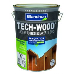 Lasure Tech-Wood Bois grisé - 5L - BLANCHON